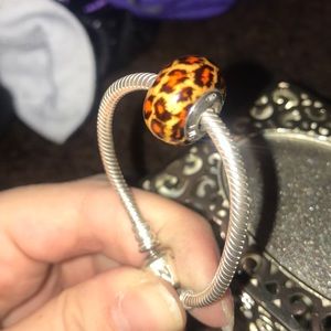 Cheetah print pandora charm from Kay